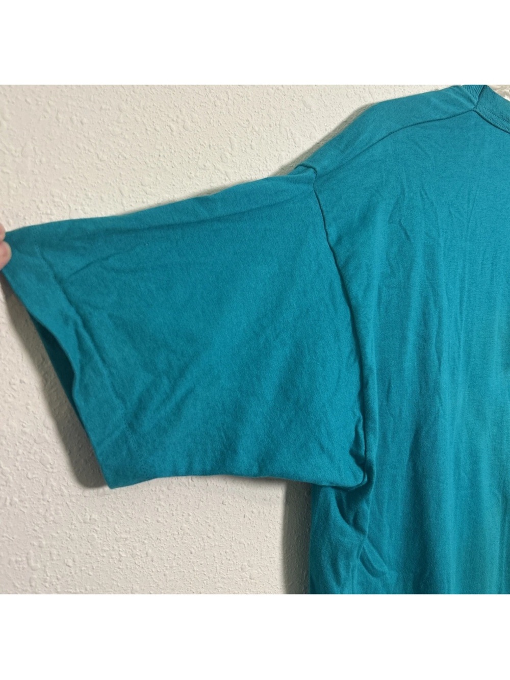 Vtg 90s Country Charm Jewels Gems Fruit Of The Loom Single Stitch Green Tee XL - Picture 13 of 14